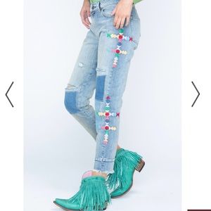 MM vintage Ziggy crop boyfriend jeans